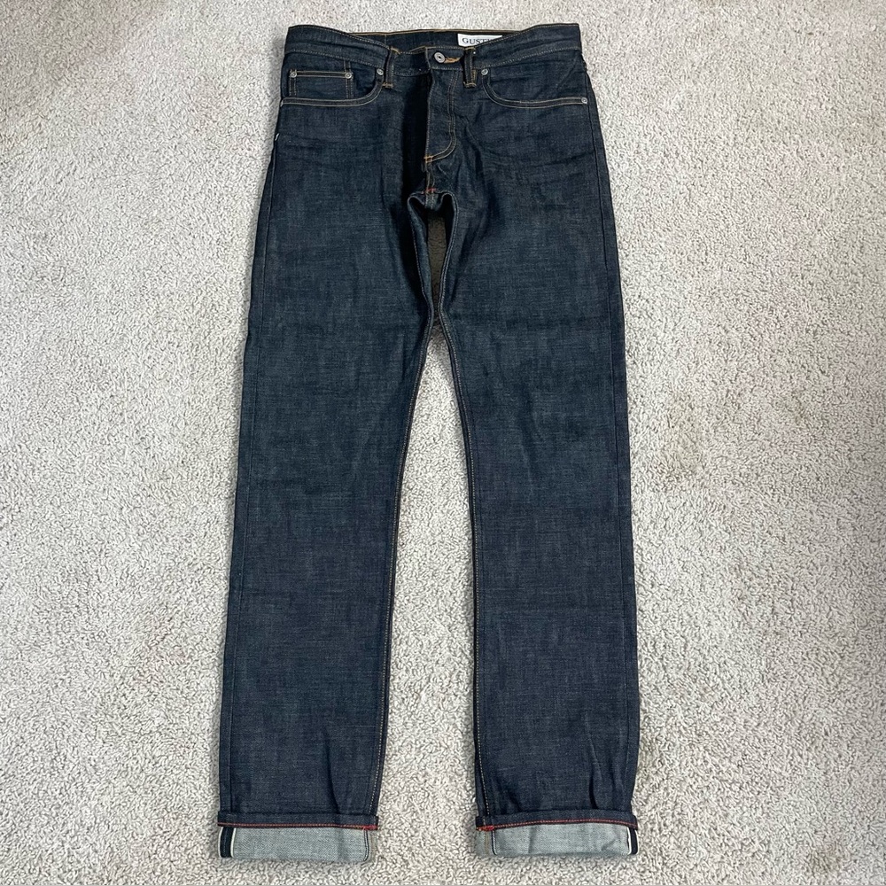 Gustin Men's Slim Jeans in Dark Indigo